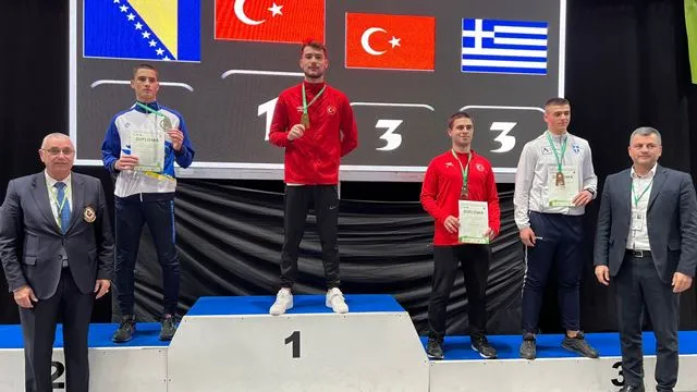 Karate sporcumuz Temizel BALKAN ŞAMPİYONU