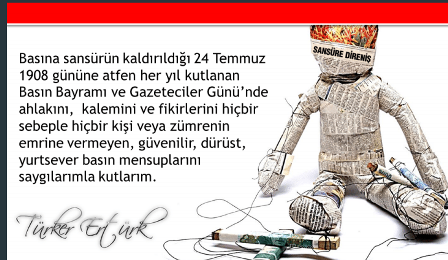 BASIN BAYRAMINIZI TEBRİK EDİYORUM