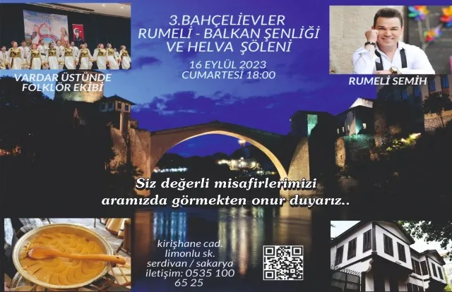 3. Geleneksel  Rumeli Balkan Şenliği Başlıyor