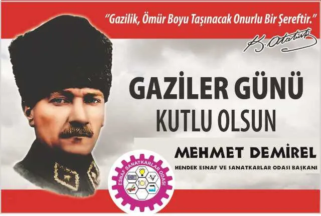 GAZİLER GÜNÜMÜZ KUTLU OLSUN