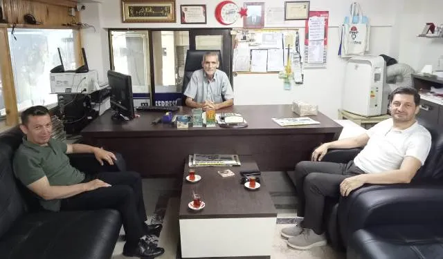 BAYKAL VE KILIÇ GAZETEMİZİ ZİYARET ETTİLER