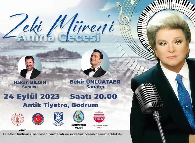 “SANAT GÜNEŞİMİZ” ZEKİ MÜREN, VEFATININ 27’NCİ YIL DÖNÜMÜNDE BODRUM’DA VE BURSA’DA ANILACAK…