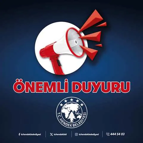 HENDEK BELEDİYESİ’NDEN DOLANDIRICILIK UYARISI