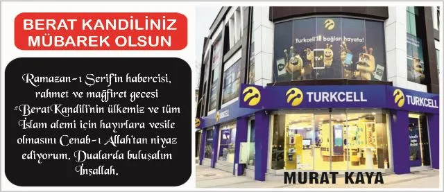 BERAT KANDİLİNİZ KUTLU OLSUN