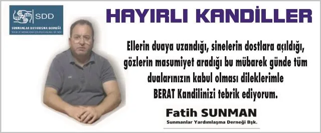 HAYIRLI KANDİLLER