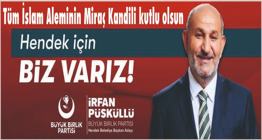 MİRAÇ KANDİLİNİZ MÜBAREK OLSUN