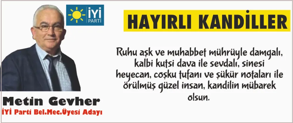 MİRAÇ KANDİLİNİZ KUTLU OLSUN