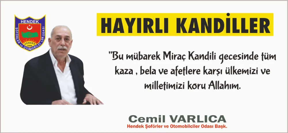KANDİLİNİZ MÜBAREK OLSUN