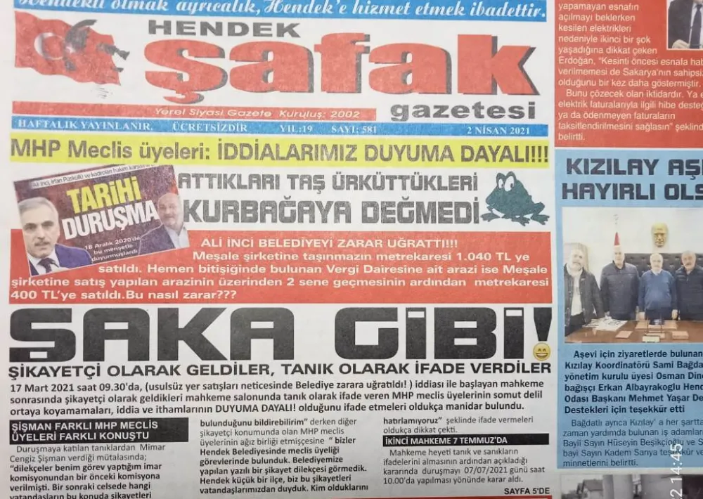 KARALAMA VE İFTİRA  KAMPANYASI BÜTÜN HIZIYLA DEVAM EDİYOR!