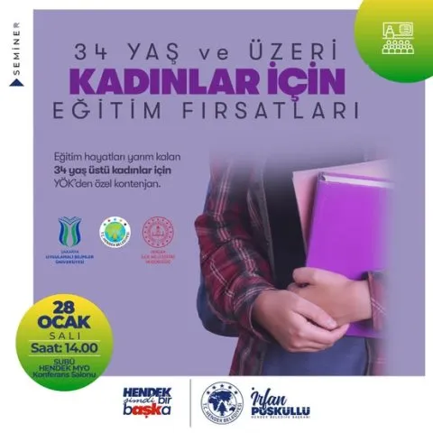 HENDEK BELEDİYESİNDEN BAYANLARA YÖNELİK YENİ BİR PROJE DAHA!