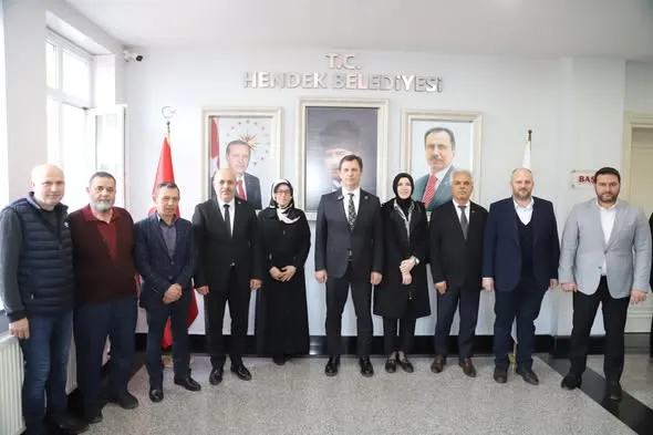 BÜYÜK BİRLİK PARTİSİ (BBP) HEYETİNDEN HENDEK BELEDİYESİNE ZİYARET