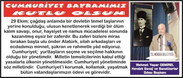 29 EKİM CUMHURİYET BAYRAMIMIZ KUTLU OLSUN