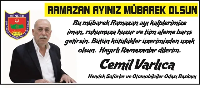 RAMAZAN AYINIZ MÜBAREK OLSUN