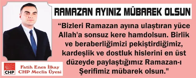 RAMAZAN AYINIZ MÜBAREK OLSUN