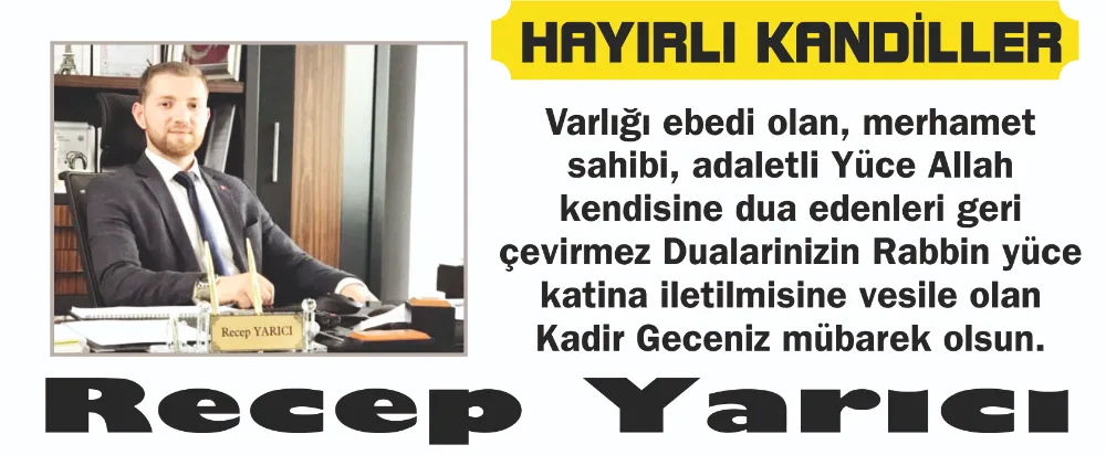 KADİR GECEMİZ MÜBAREK OLSUN