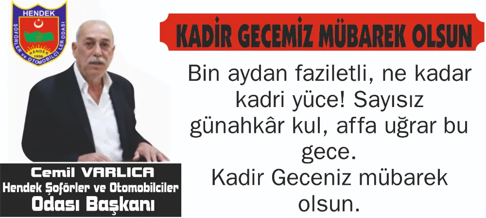 KADİR GECENİZ MÜBAREK OLSUN