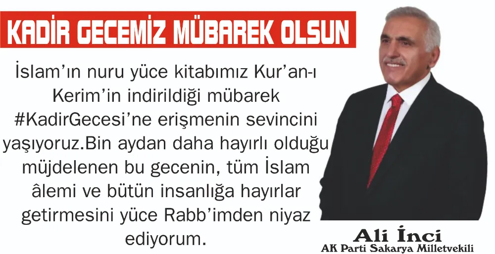 KANDİLİNİZ MÜBAREK OLSUN