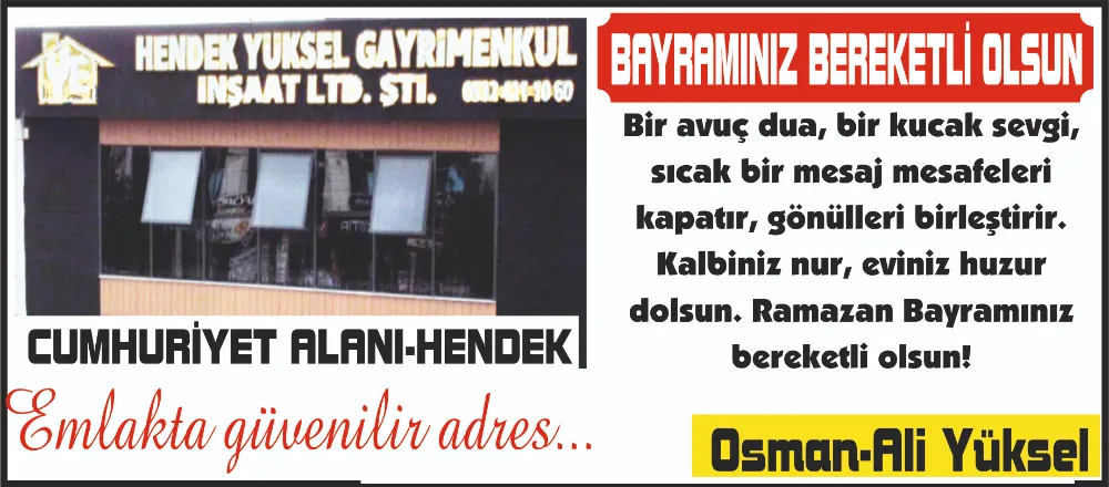 İYİ BAYRAMLAR