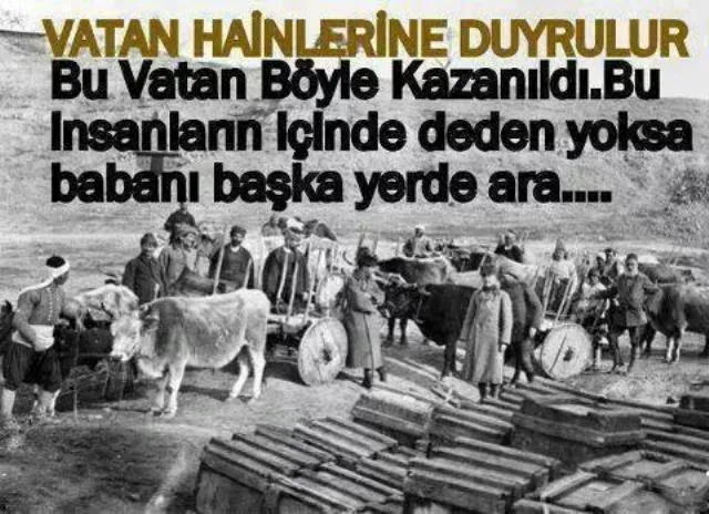 BU VATAN BÖYLE KAZANILDI...