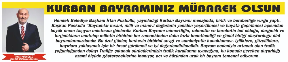 BAYRAMINIZ MÜBAREK OLSUN