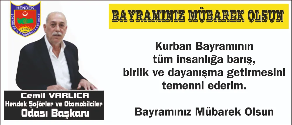 BAYRAMINIZ MÜBAREK OLSUN