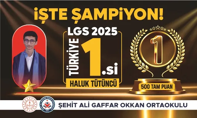 İŞTE DİSİPLİNLİN İŞTE ÇALIŞMA AŞKI İŞTE BAŞARI