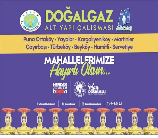 9 MAHALLEYE DOĞALGAZ