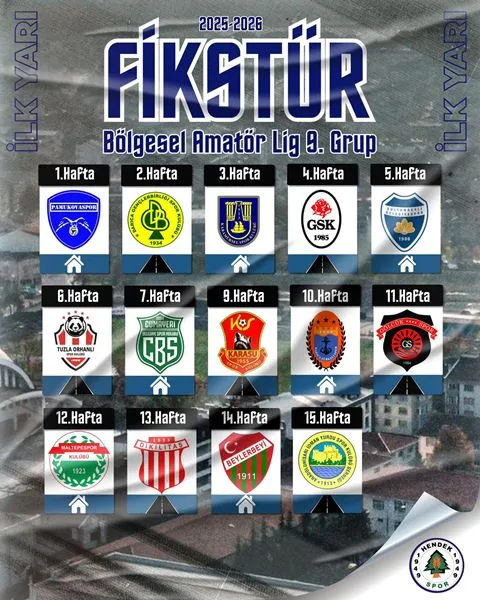 FİKSTÜR ÇEKİLDİ