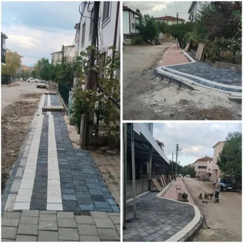 BELEDİYE ÇALIŞIYOR HENDEK DEĞER KAZANIYOR