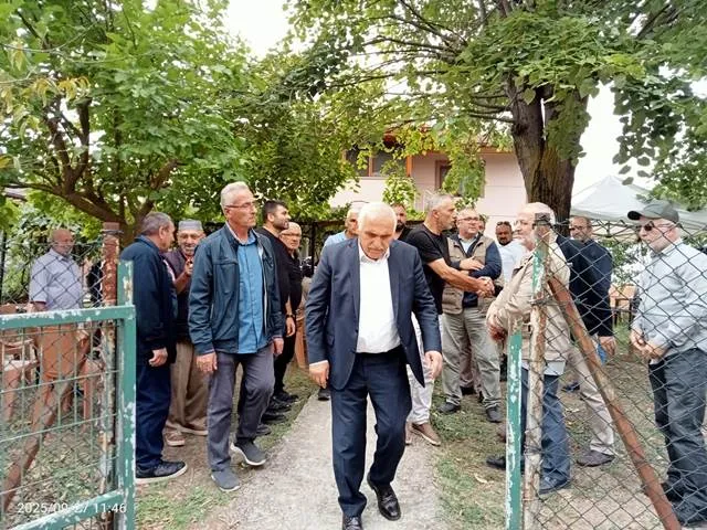 İNCİ, CENAZE SAHİPLERİNE TAZİYE ZİYARETİNDE
