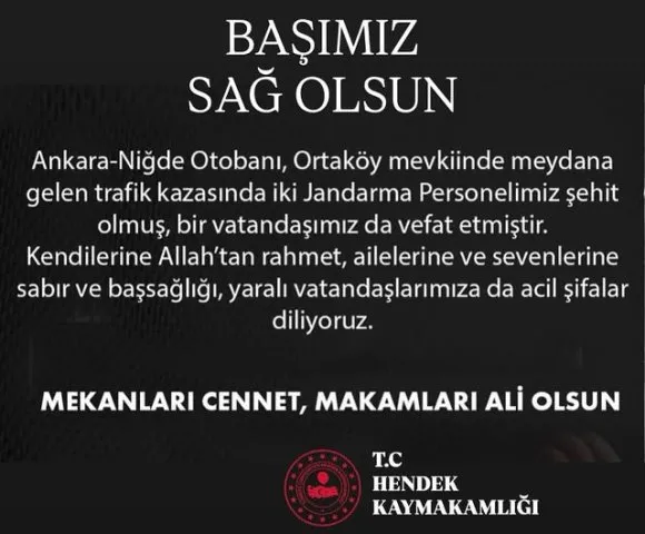 BAŞIMIZ SAĞOLSUN