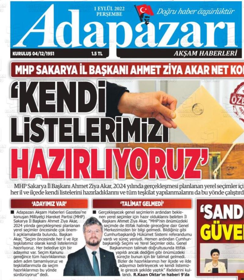 HENDEK ÇANTADA KEKLİK DEĞİL!