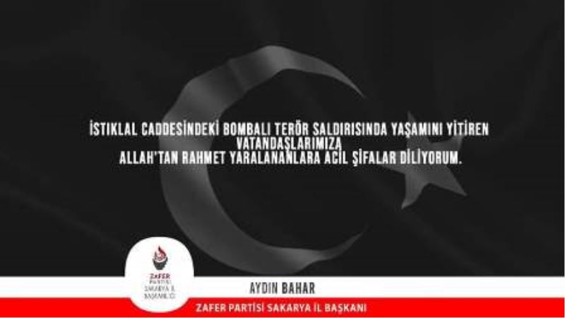 HAİN SALDIRIYI KINIYORUZ