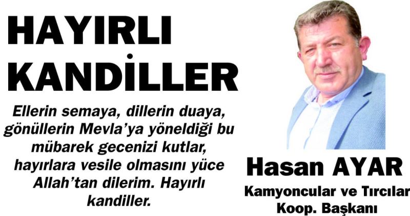 HAYIRLI KANDİLLER