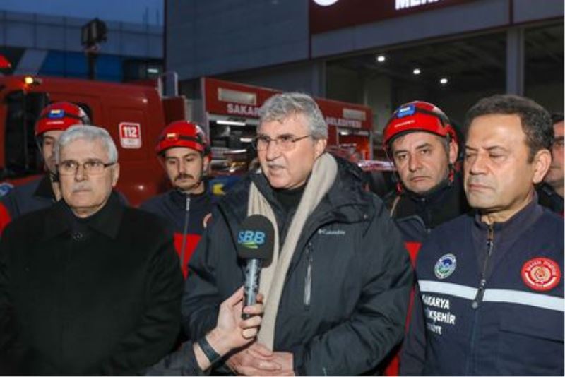 Sakarya Büyükşehir Belediyesine bağlı ekipler deprem bölgesine gidiyor!