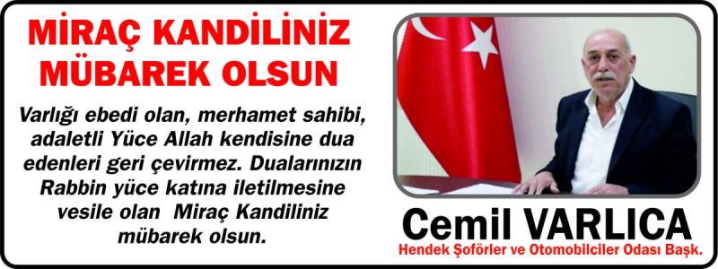 MİRAÇ KANDİLİNİZ MÜBAREK OLSUN