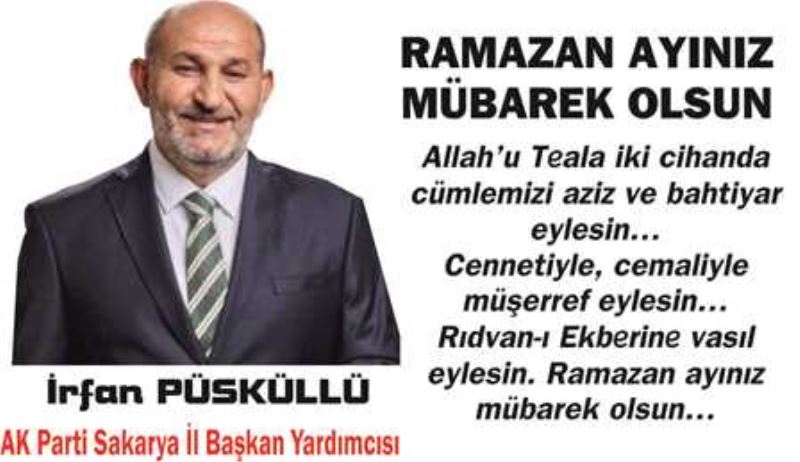 RAMAZAN AYINIZ MÜBAREK OLSUN