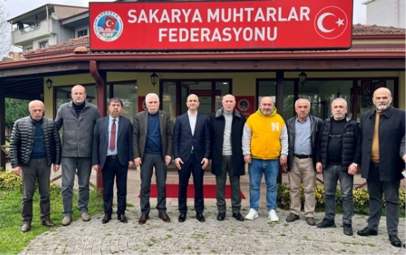 Muhtarları ziyaret eden Serbes: Güçlü bir toplumun temeli muhtarlardır