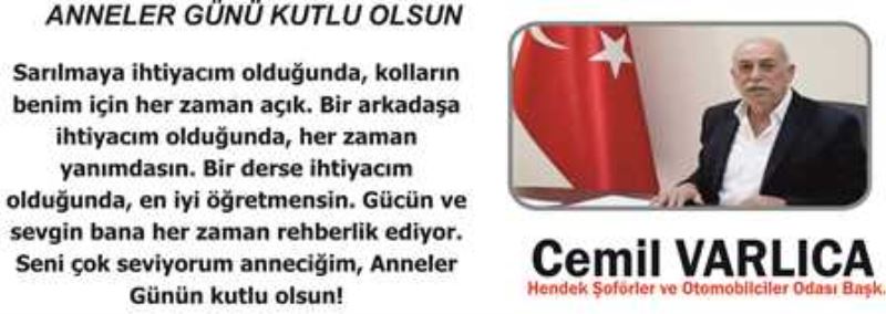 ANNELER GÜNÜ KUTLU OLSUN